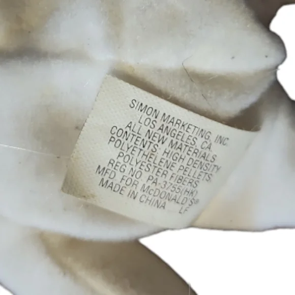 Vtg 93 McDonald's TY Teenie Beanie Babies Maple The Polar Bear, Ty, Canada Leaf - Picture 5 of 5